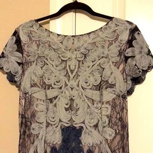 BHLDN evening tea length dress